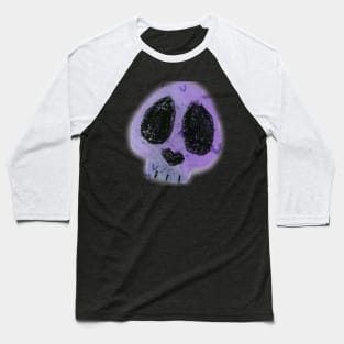 Gothic Skull with bats Baseball T-Shirt